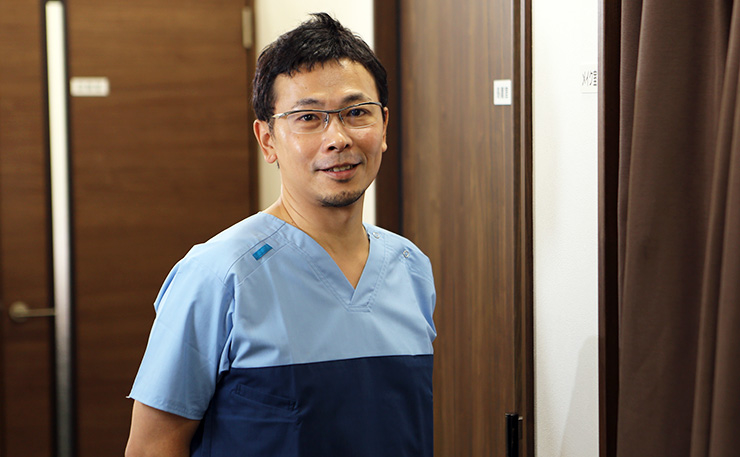 男性医師・男性スタッフが応対